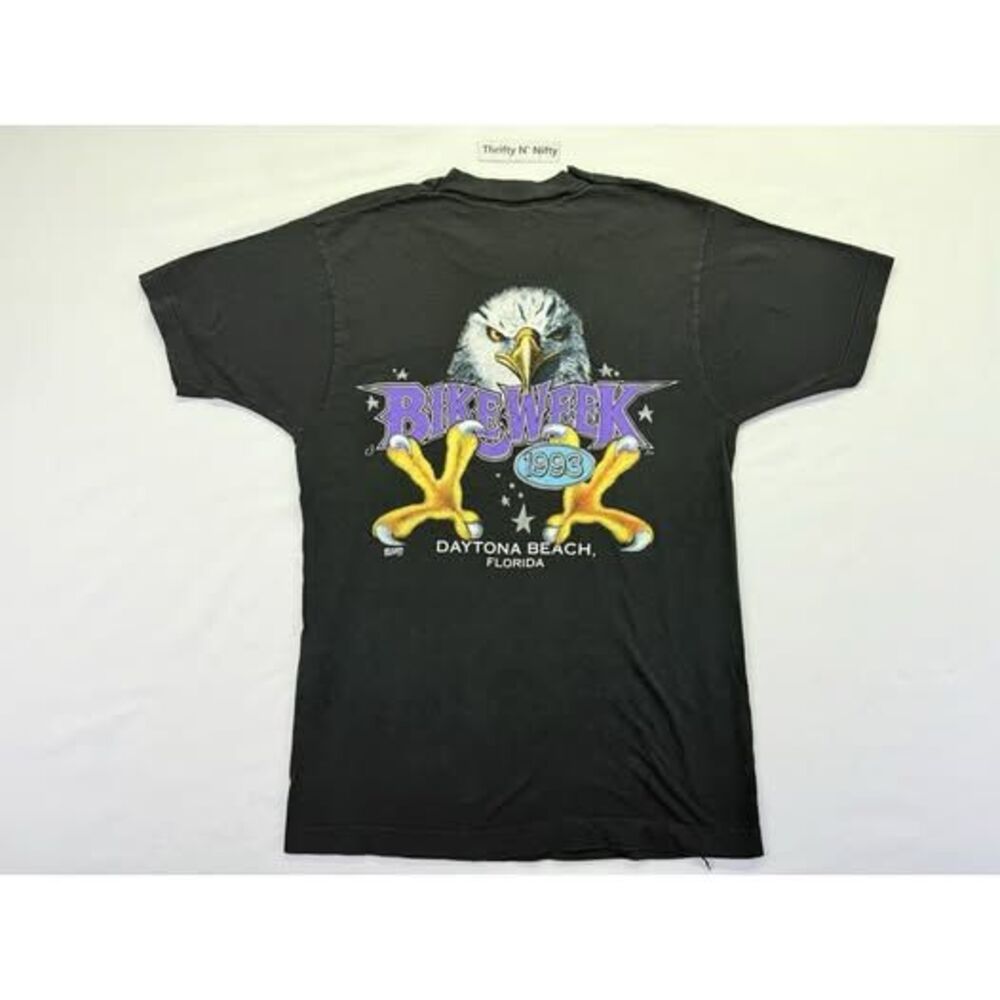 Vtg. Original 1993 Daytona Beach Bike Week T-Shirt Size M ,Fruit Of The Loom USA